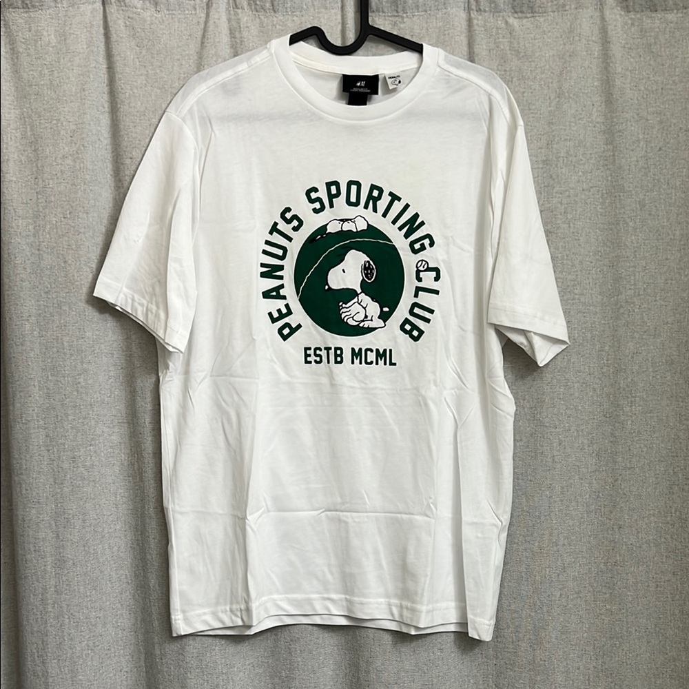 Peanuts Sporting Club White T-Shirt from H&M